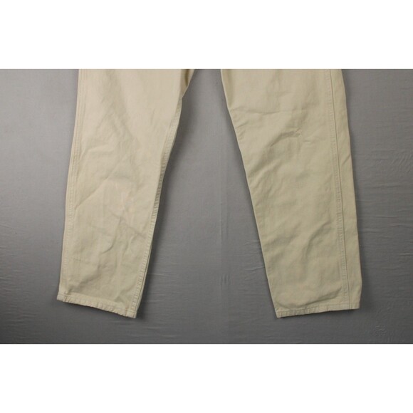 J Galt Denim Women's Beige Carpenter Pants Size Medium Straight Leg Casual Fall - Picture 14 of 15